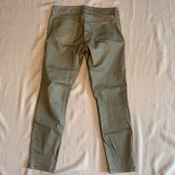 GAP 1969 Always Skinny Silver Metallic Coated Ankle Jeans 27 / 4 - Picture 2 of 13